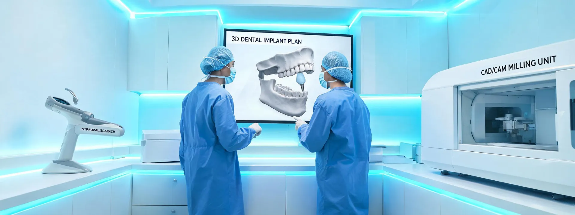 Connected dental workflow lab